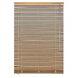 Easy-Shadow Holzjalousie Holz-Jalousie Bambus Jalousette Echtholz Rollo Jalousette 90 x 160 cm / 90x160 cm in Farbe Eiche - Bedienseite Links // Maßanfertigung
