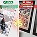 Clear Display Case for Comic Book, Acrylic Comic Book Frame Wall Mount, Collectible Comic Book Storage, UV-Protection Display Comic Book Showcase for Current Silver Age Comic Books (10.5'' x 6.6'' x 0.4'')