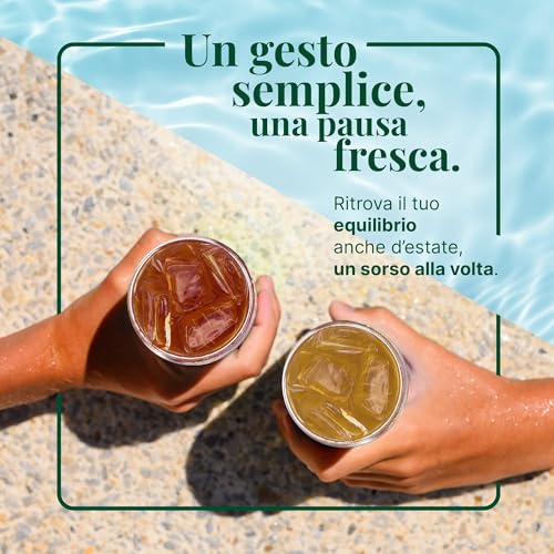 L'angelica, Cofanetto Tisane Funzionali Fredde Zero Calorie, Idea Regalo, Tisane Miste, Drenante Anticell, Sgonfiante Digestiva, Ventre Piatto, 60 Filtri - 6