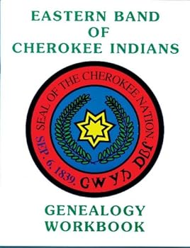 Paperback Eastern Band of Cherokee Indians Genealogy Workbook Book