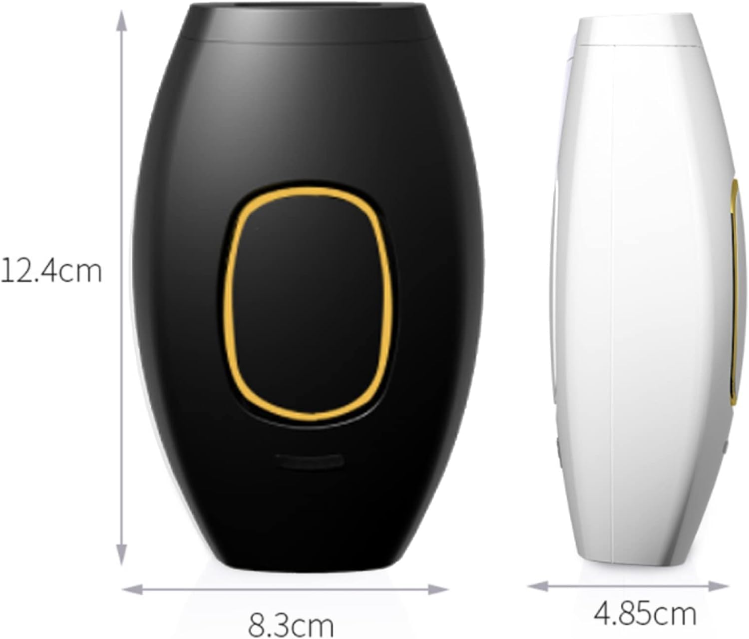 épilateur laser portable, Épilation au laser de 5 minutes, Épilateur laser pour femmes hommes, Convient à toutes les parties du corps (blanc)