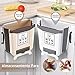 Cubos de Basura para la Cocina, INPHER Cubos Cocinas con Espacio para...