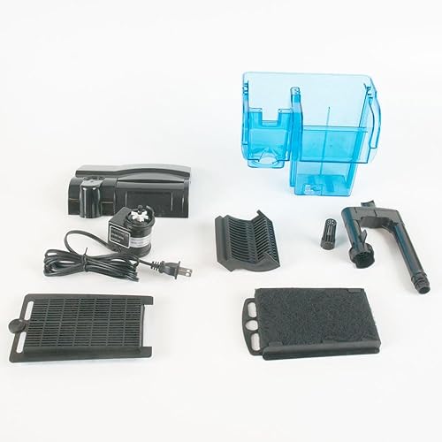 Miniatura 10 de PENN PLAX (CPF3) Cascade Hang-on filtro de acuario con sistema de filtración cuádruple, limpia hasta un tanque de 35 galones