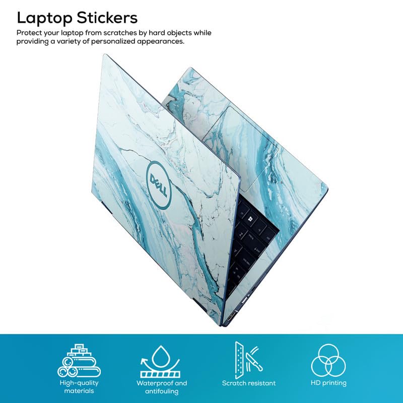 Image of Galaxsia DSGN 792 Full Body Laptop Skin Bubble-Free| Laminated & Removable | HD Quality Sticker for Laptops Upto 15.6 Inches Compatible with DELL
