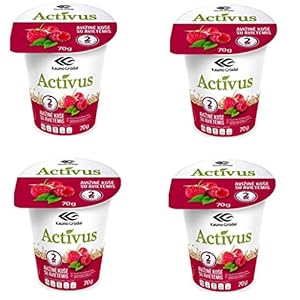 ACTIVUS Quick Preparation Frambozensmaakpap, 70 g- Pack van 4