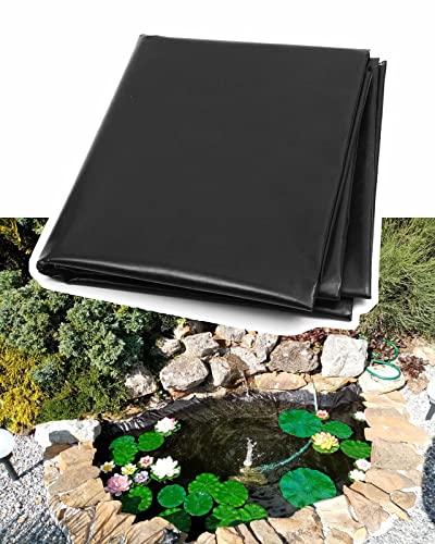 Revestimiento de estanque grande, revestimiento de estanque impermeable para estanques pequeños, estanques de peces, estanques koi, arroyos, fuentes y jardines acuáticos, 3x6m 4x8m 5x14m 6x16m 7x12m 8