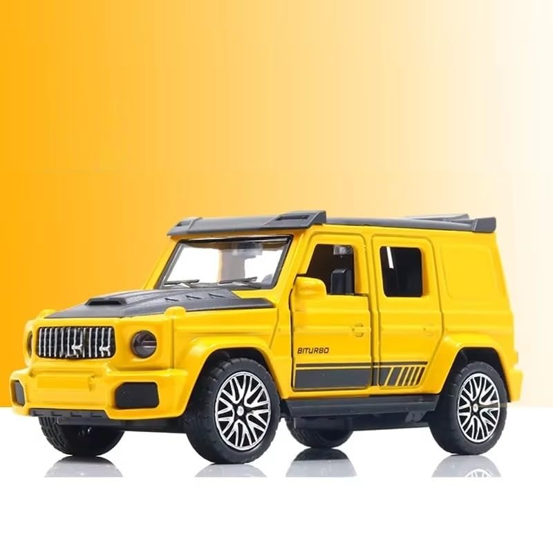G Wagon Diecast Model 1:36 Scale Die Cast Thar Jeep Open Door Metal Car Toy for Kids Boys Unbreakable High Speed Racing Pull Back Car for Boys Birthday Gift