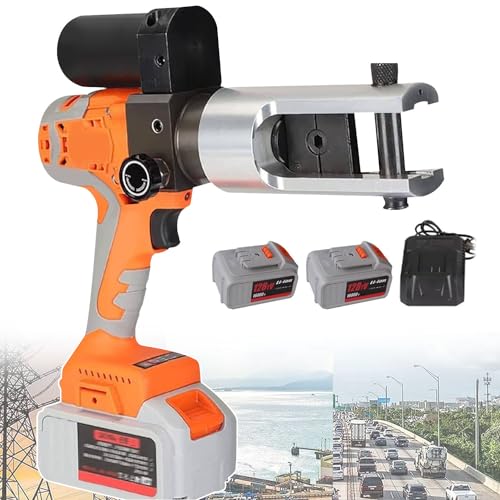 Alicate De Crimpagem Hidráulico Recarregável De 16-300mm², Crimpador De Fio Hidráulico Elétrico, Bat