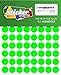 Produktbild 288 Klebepunkte, 20 mm, Markierungspunkte, Punkt, PVC, Vinyl, Folie, Neon, grün, rund, selbstklebend