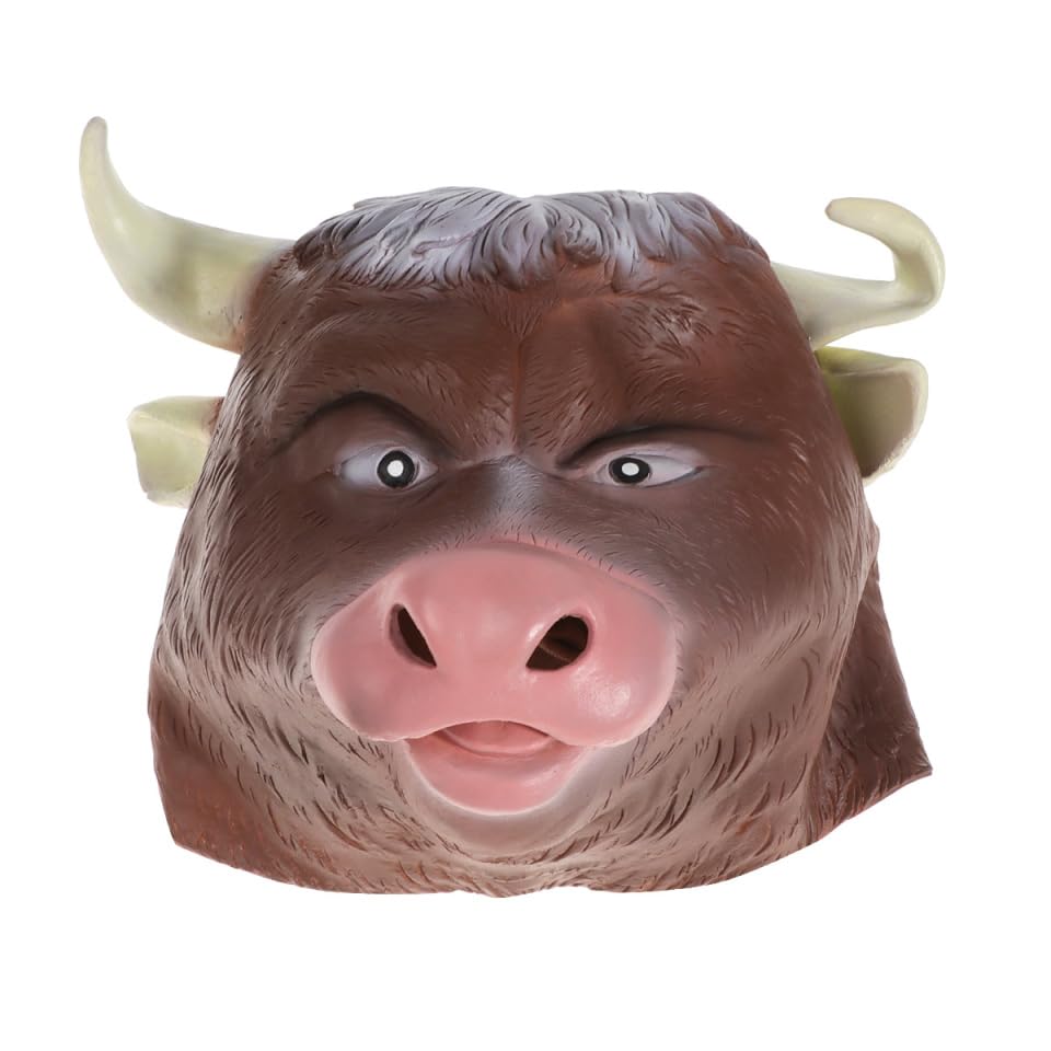 Masque tête de bœuf de fête pour éviter le maquillage d'Halloween complexe