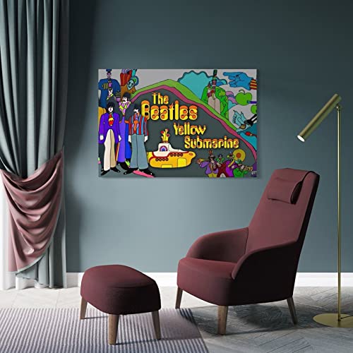 Poster décoratif Beatles Fanart sur toile, affiches murales et image d’art – Décoration moderne pour chambre à coucher… - Les Beatles, Paul McCartney, John Lennon, RIngo Starr, George Harrison Poster décoratif Beatles Fanart sur toile, affiches murales et image d'art - Décoration moderne pour chambre à coucher… – Image 5
