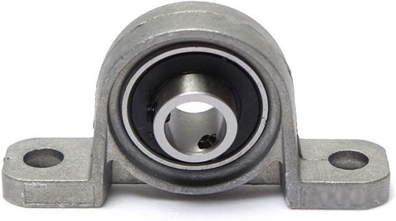 10pcs Zinc Alloy Diameter 8mm 10mm 12mm 17mm Bore Ball Bearing Pillow Block Mounted Support KP08 KP000 KP001 (Size : KP08 8mm, Color : 10Pcs)