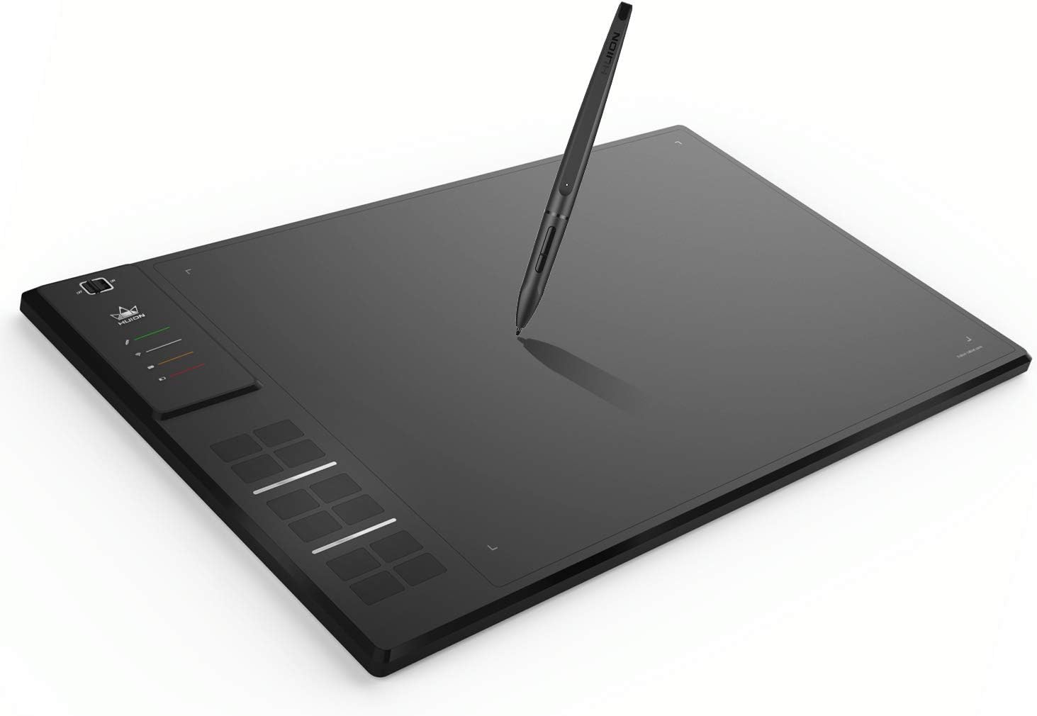 Huion Giano WH1409 Large Wireless 8192 Pen Pressure Graphics Drawing Tablet Digital Pen Tablet with 12 Express Keys