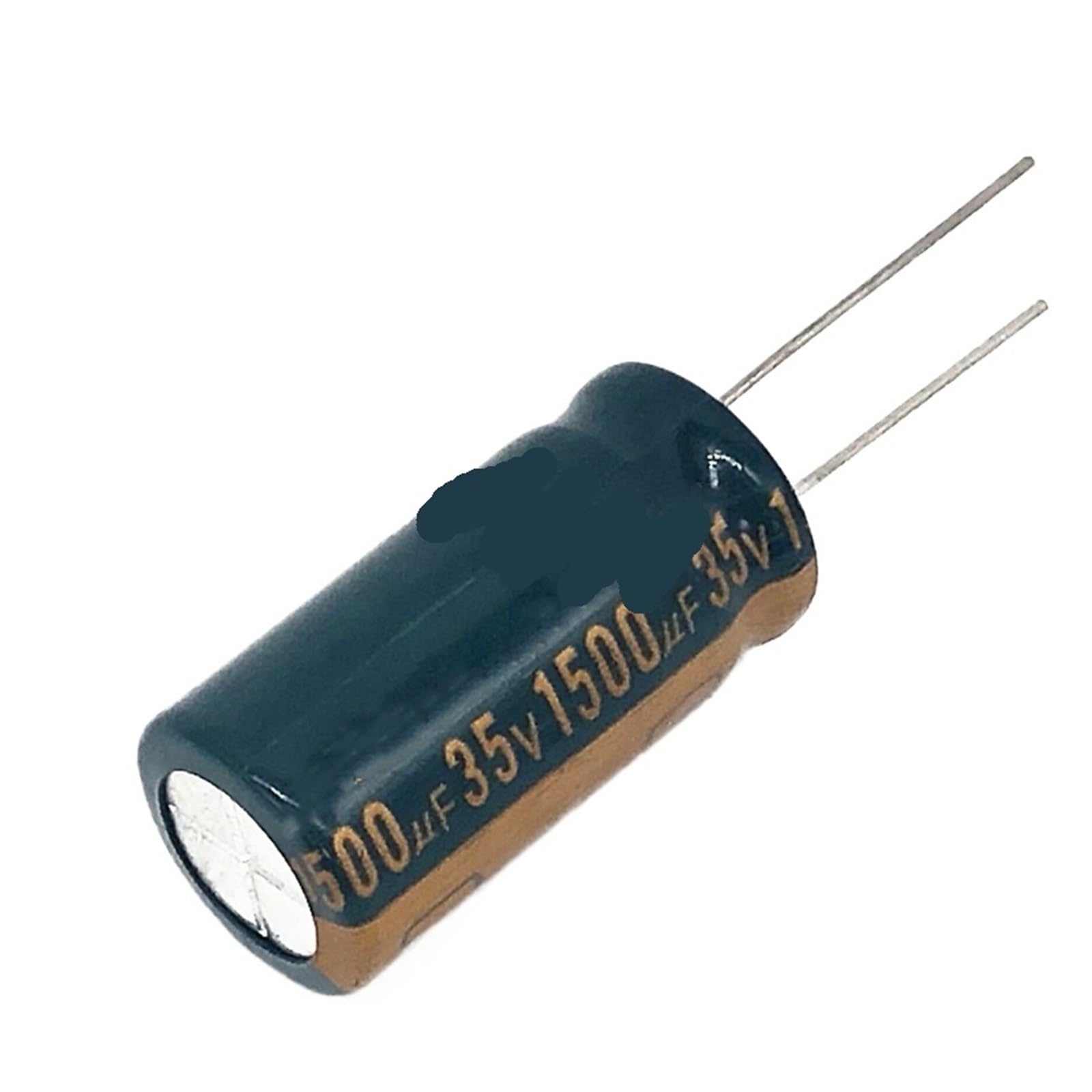 Condensador de 35V 1500uF tamaño 13x21mm para revivir pantallas de televisión antiguas
