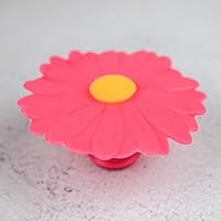 Vista 2 de Charles Viancin Juego de 4 tapones de vino de margarita/tapones de silicona para botellas