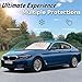 PAIMOHO Windshield Sun Shade for 2011-2024 BMW 5 Series 525i 528i 528xi 530i 530e 535i 545i 550i, Car Front Window Sunshade with 240T Sun Visor Protector Blocks UV Rays Heat Sun Shield Accessories