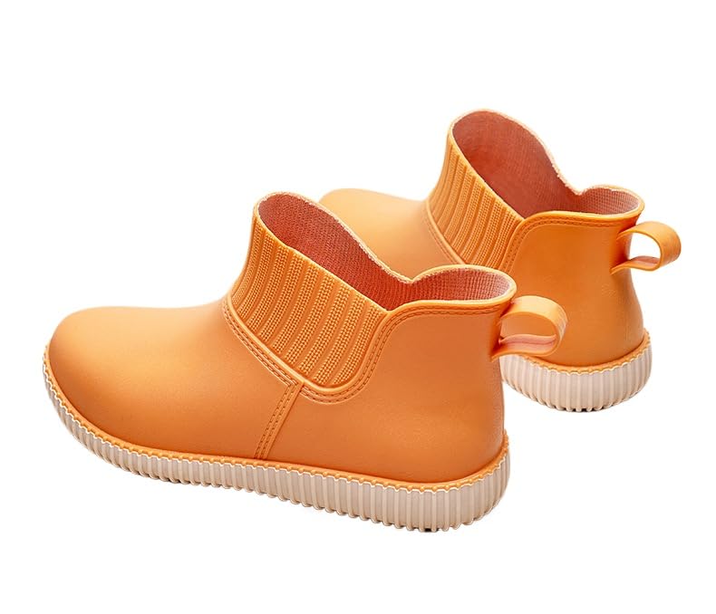 Women Rain Boots Waterproof Ankle Boots Outdoor Garden Shoes
