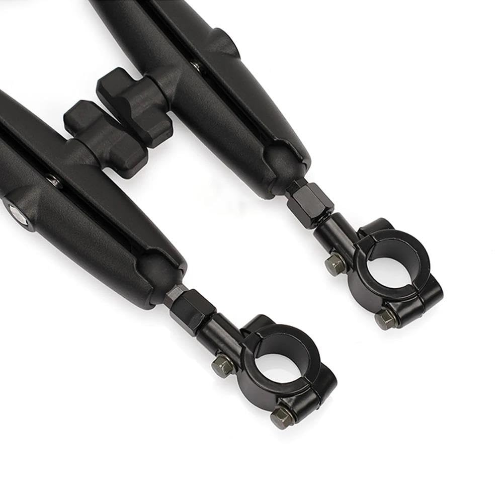 Specchietti Retrovisori Per Benelli 752S – Coppia Regolabile In Alluminio Nero, Accessori Moto Eleganti E Sicuri