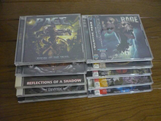 Amazon.co.jp: RAGE 日本盤10枚まとめて 対訳あり CD ジャーマンメタル GERMAN METAL レイジ 輸入盤1枚 ...