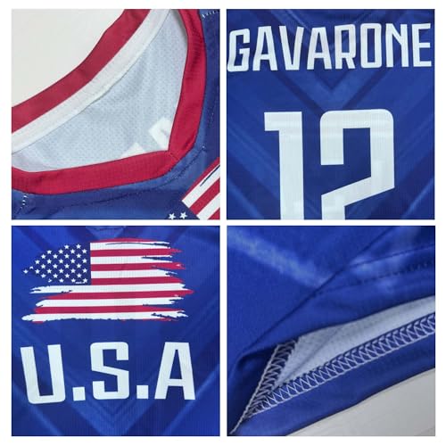 Ollvkus Custom 23/24 Usa Soccer Jersey Fans Gifts Personalized Name Number Sports Soccer Uniforms Shirts For Men Women Youth thumb #2