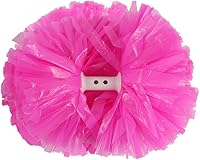 Vista 14 de Hooshing 2 piezas Pompones de animadora profesionales con mango de bastón (sin cordón de sujeción) para equipo de animadoras, deportes