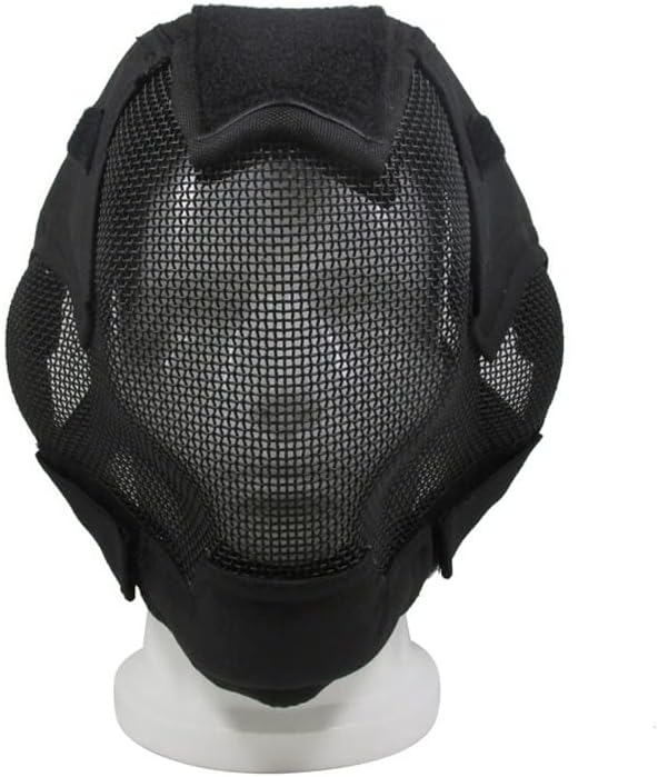 Tactical Airsoft Mask Outdoor Shooting Sports Full Face Protection Gear Metal Steel Wire Mesh