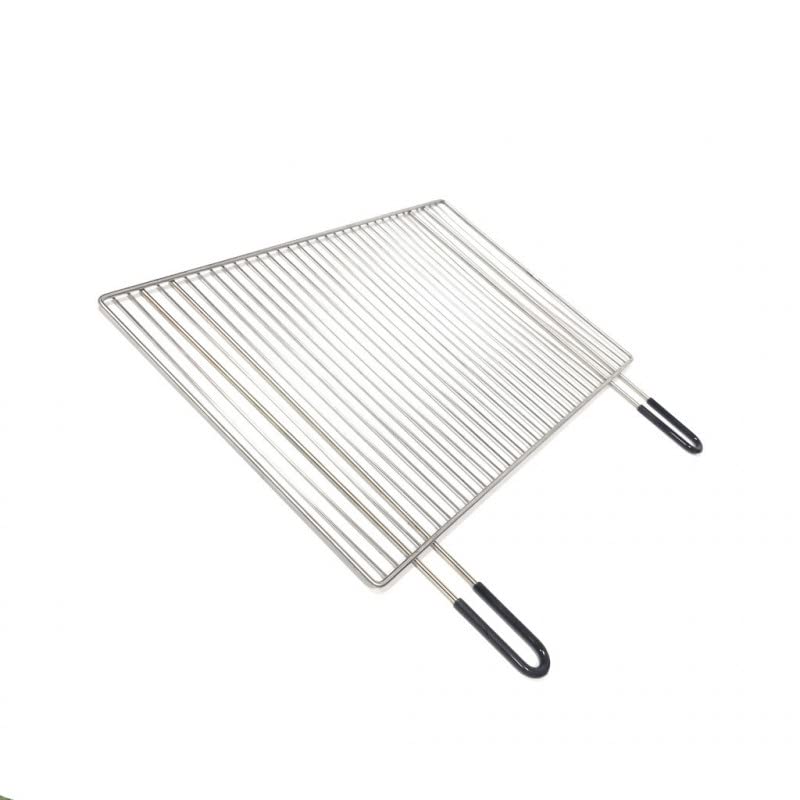 QEM Grille Barbecue 67x40 avec poignée Anti Chaleur