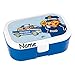 Produktbild Lunchbox * POLIZEI plus WUNSCHNAME * für Kinder von Lutz Mauder // Polizist Brotdose mit Namensdruck // Perfekt für Mädchen & Jungen // Vesperdose Brotzeitbox Brotzeit (mit Namen)