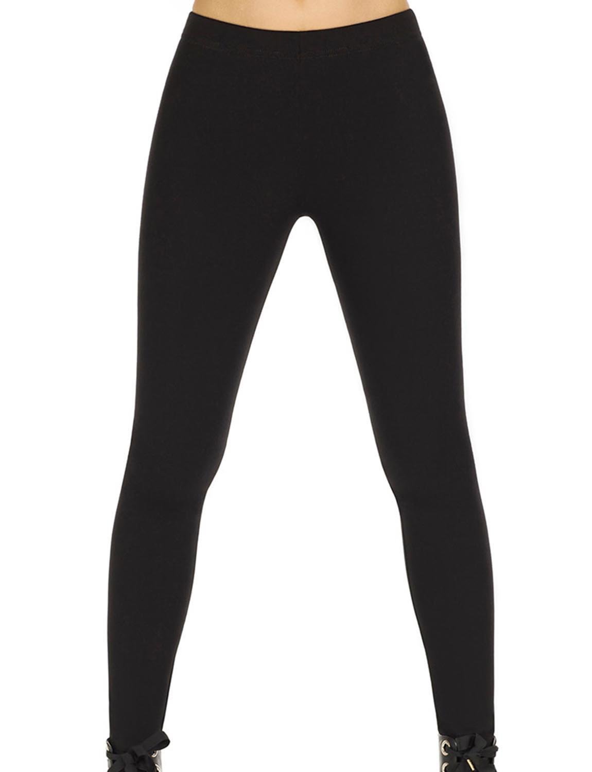 Leggings negros Octavia largos liso antitransparencias para comodidad diaria 8