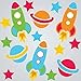GelGems Spaceships Large Bag Gel Clings