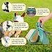AMBAYLOG Medium Pooper Scooper, Portable and Handheld Size for Walking Large and Small Dogs Outside Yard or Travel Outdoors, Pup Poop Scoop with Container and 30pcs Pet Waste Bag Attachment