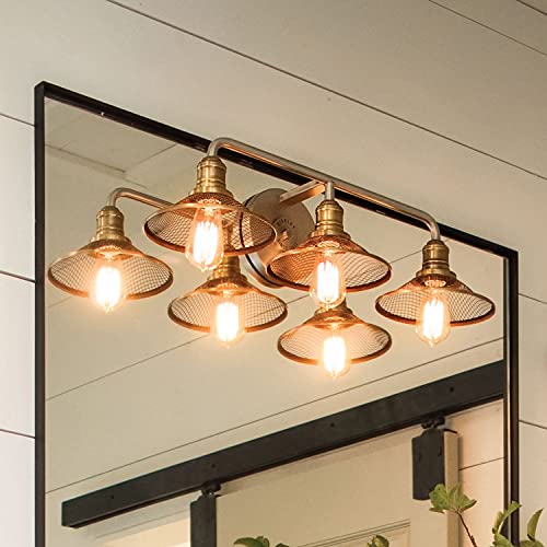 Hinkley Rigby Collection Three Light Bathroom Vanity Fixture, Antique Nickel #TOP5