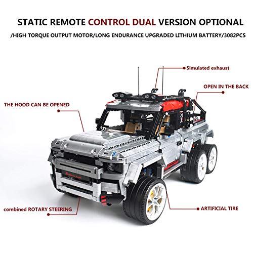 n.g. Home Decor Technic Sportwagen für Land Rover Defender Bausatz 3082 Blöcke - Kompatibel mit Lego – Bild 6