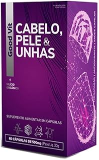 VITAMINA CABELO, PELE E UNHA