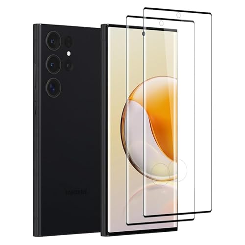 [2 Stück] HD Schutz für Samsung Galaxy S23 Ultra 5G Schutzfolie, Verschleißfest Displayfolie für Samsung S23 Ultra Panze...