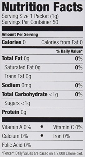 COMPLEMENTS Zero Calorie Sweetener with Stevia Extract (50 packets)