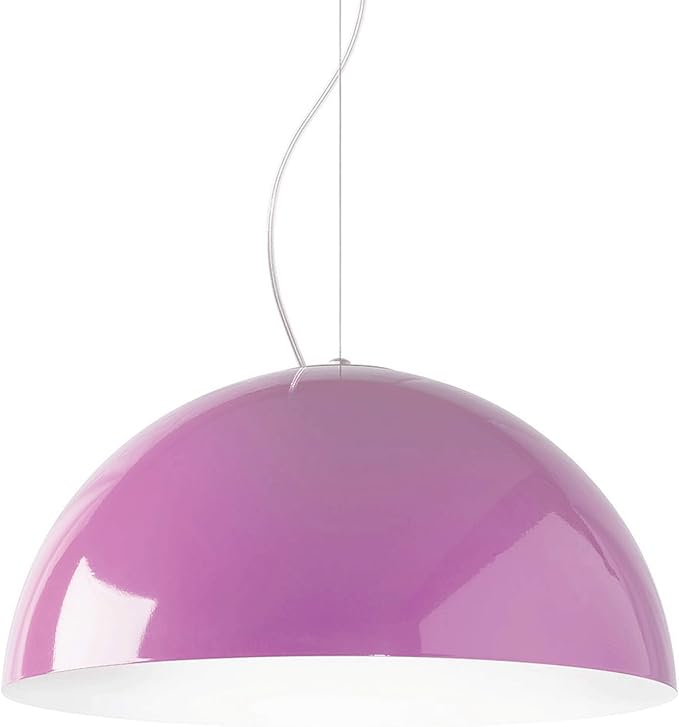 L+ Hanglamp halve bol tweekleurig modern metaal E27 diameter 40 cm - 60 cm