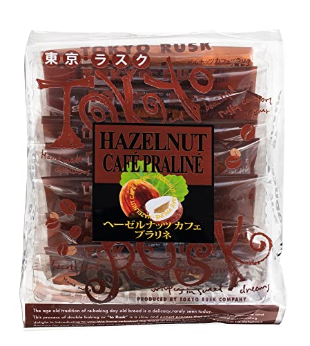 東京ラスク ヘーゼルナッツカフェプラリネ 8枚入 東京のお土産の太鼓判 香り豊かな贅沢ヘーゼルナッツを使用 贈り物 ギフト プレゼント