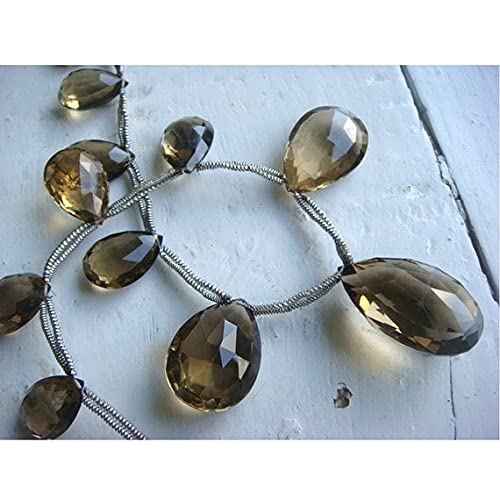 Quartz bière briolette poire de prestige pour création joaillerie unique