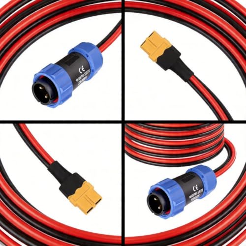 Cable XT60 a aviación de 1,8m para generadores solares AC200P 7