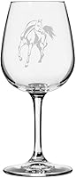 Vista 29 de Abaco Barb Body Horse - Copa de vino grabada multiusos (12.75 onzas)