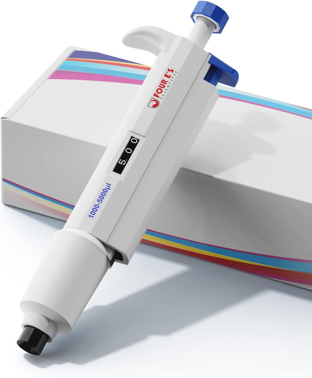 1 ml - 5 ml pipette, micropipette, laboratory, single channel, pipette, micro-litre, autoclavable, laboratory pipettes, ISO8655 1000-5000μL single channel, variable volume micropipette/pipette