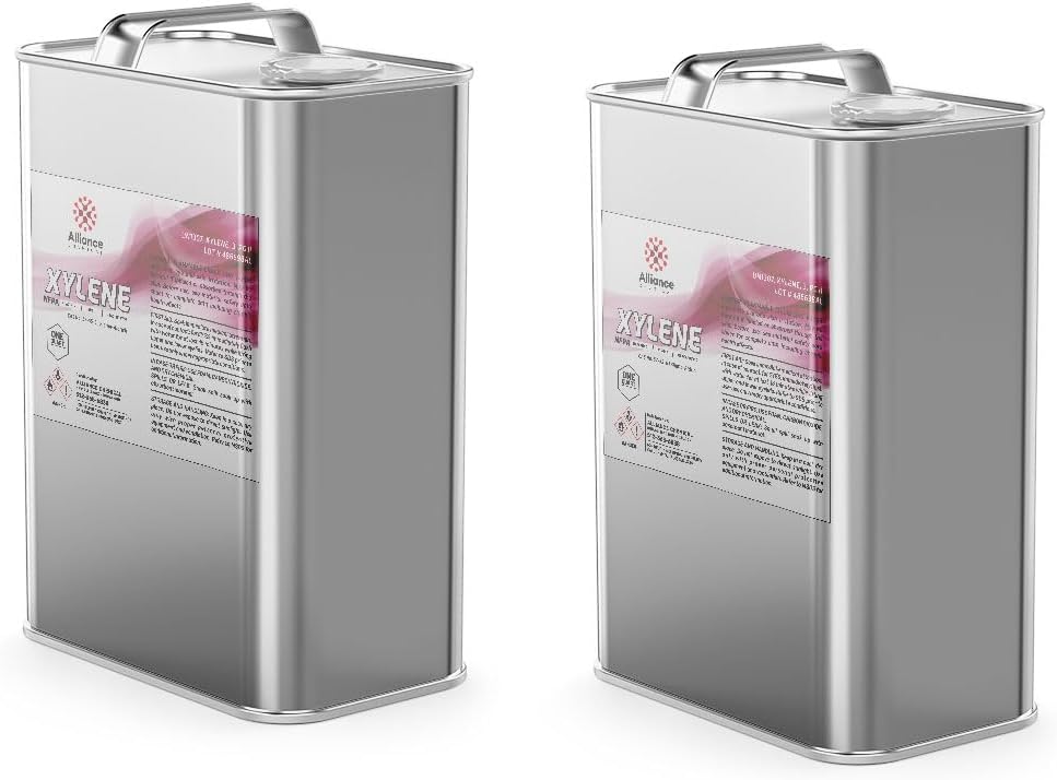 Xylene (Xyol/Dimethylbenzene) Technical Grade - 2 Quart Bottles - Versatile Solvent for Industrial Applications, Paint thinning, Cleaning, and adhesives