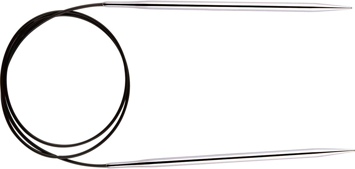 Knitter's Pride Nova Platina Fixed Circular 40-inch (100cm) Knitting Needles; Size US 1.5 (2.5mm)