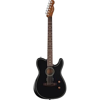 フェンダー❤️Acoustasonic Standard テレキャス黒 Fender Fender Acoustasonic Standard Telecaster Blackエレアコ