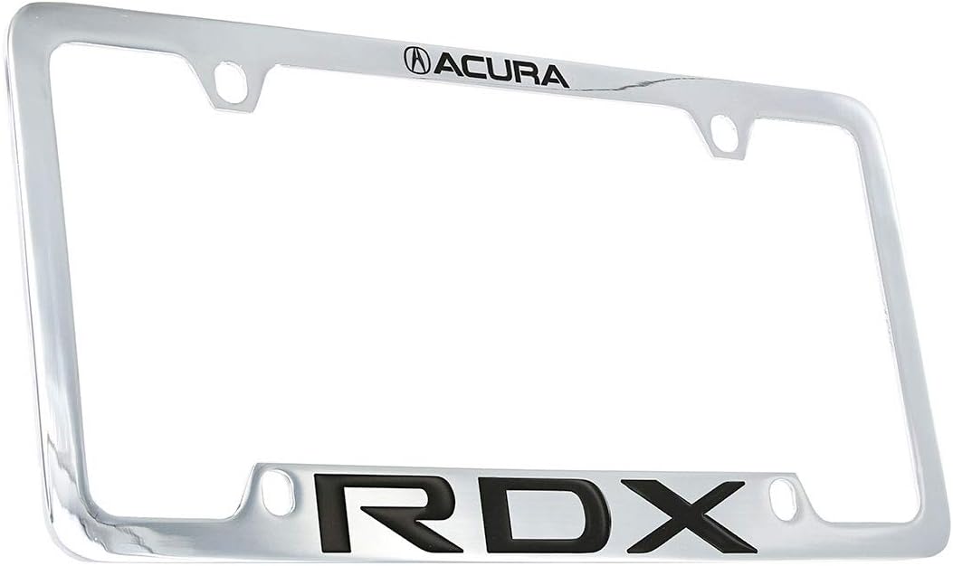 Acura RDX Chrome Metal License Plate Frame Tag Holder