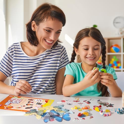 Image of Auihiay Printable Shrink Plastic Sheets, Shrink Paper, Shrink Art for Kids DIY Shrink Photo Key Chains and Fathers Day, 8.3 x 11.6 inch / 21 x 29.5 cm