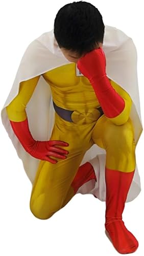 Miniatura 5 de Saitama - Disfraz de cosplay, overol para Halloween, carnaval, juego de rol para niños y adultos