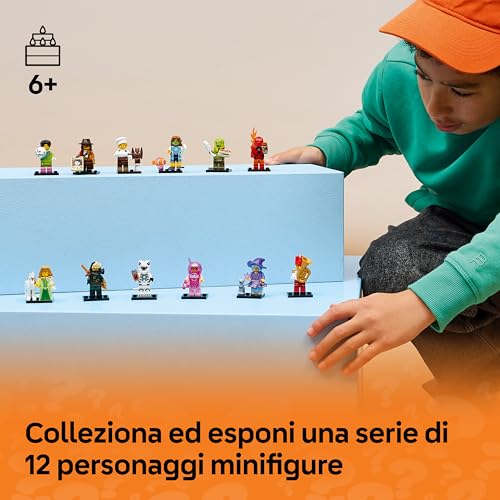 Minifigures Serie 29 - Scatola a Sorpresa - Giocattolo con 1 di 12 Personaggi da Collezione tra cui: Portiere di Calcio ed Elfo Unicorno - Idea Regalo per Bambini e Bambine da 6 Anni - 71052 - Lego - Immagine 1