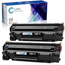 LxTek 137 Black Toner Cartridge Replacement for Canon 137 Black Toner Cartridge 137 CRG137 to Use with Imageclass D570 MF232w MF242dw MF240 MF230 MF216n MF236n2 Pack, 137 Black